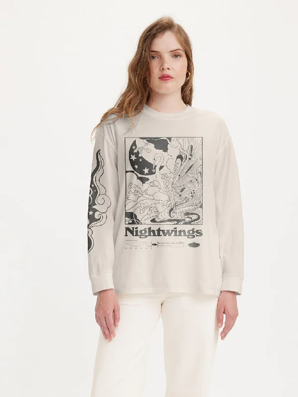 LEVI'S GRAPHIC LS REESE TEEN NIGHTWINGS GARDEN