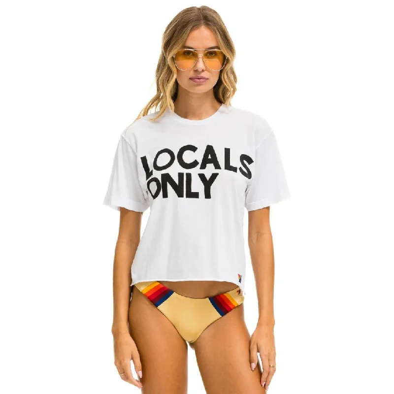 Locals Only Boyfriend Tee (White)