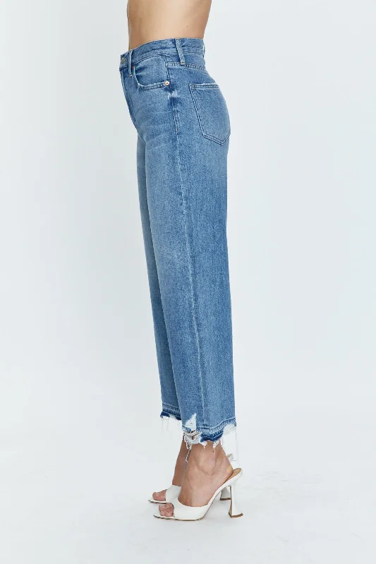 Pistola Loretta High Rise Wide Leg Ankle Jeans in Revaler Vintage