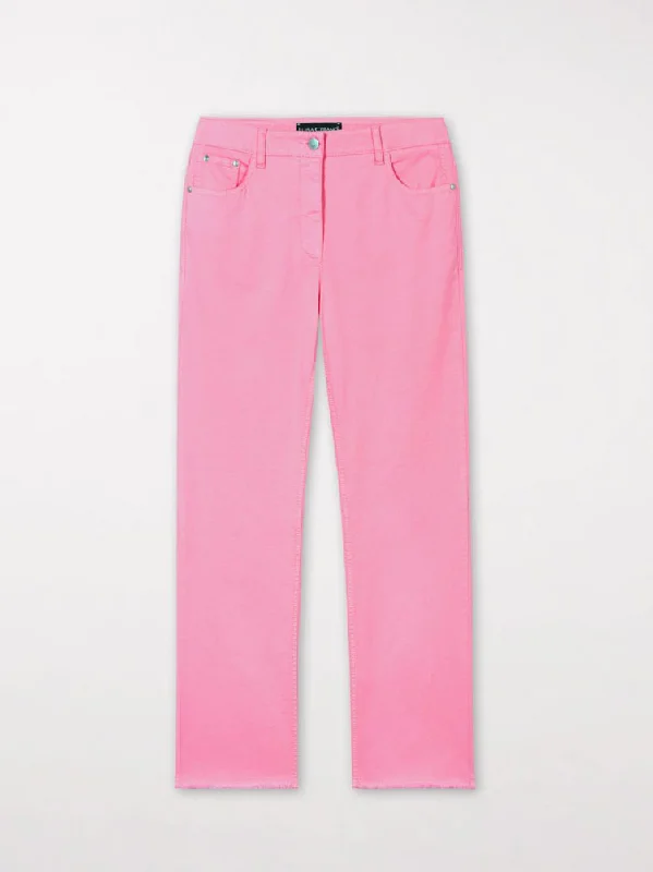 Luisa Cerano Baby Flare Jeans Candy Pink