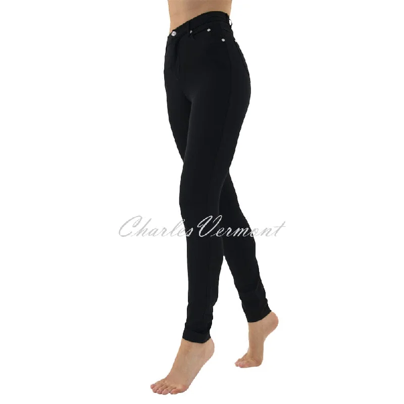 Marble Full Length Skinny Jean – Style 2402-101 (Black)