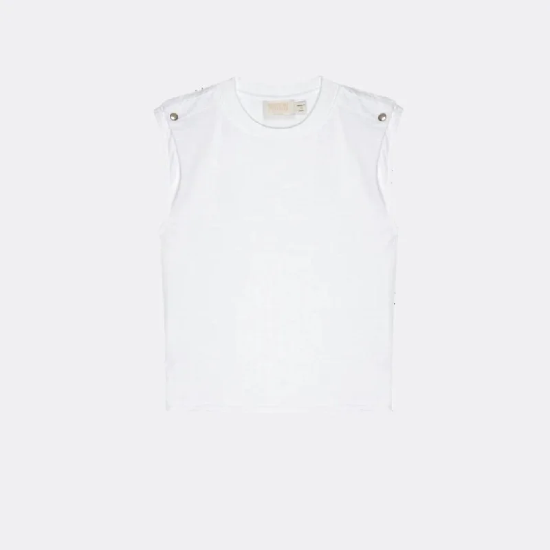 Marina Muscle Tee (Optic White)