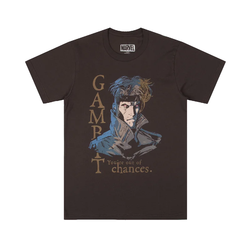 Gambit You're Out Of Chances Brown Tee