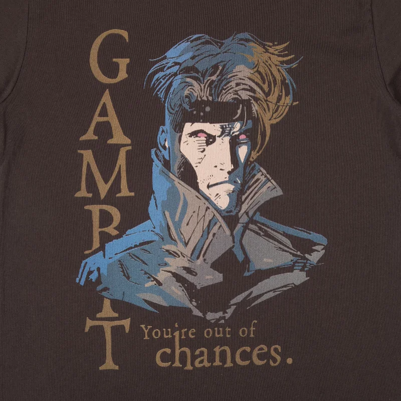 Gambit You're Out Of Chances Brown Tee