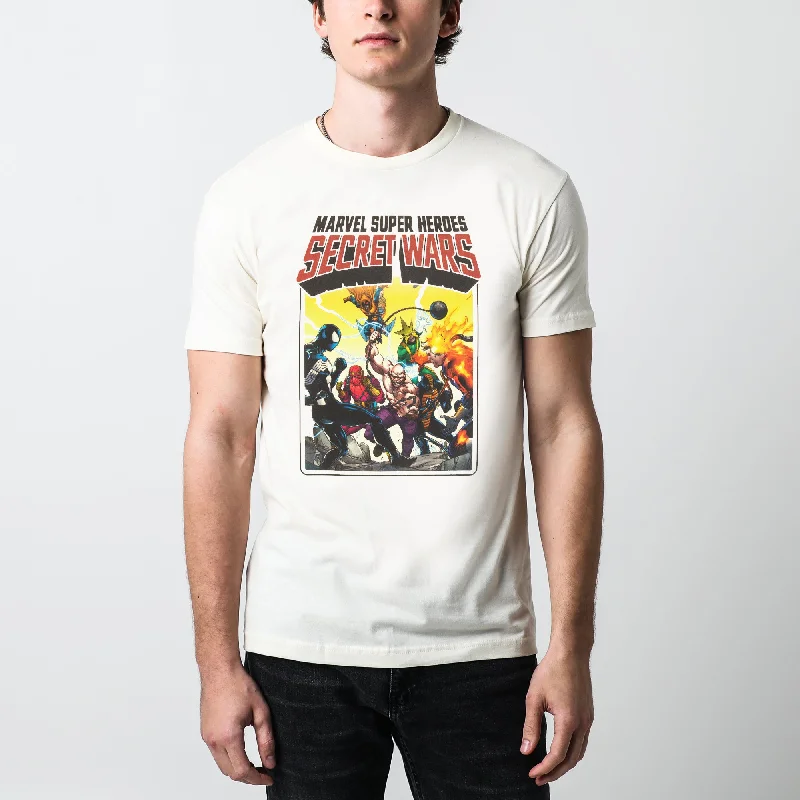 Secret Wars Spider-Man vs Super Villains Natural Tee