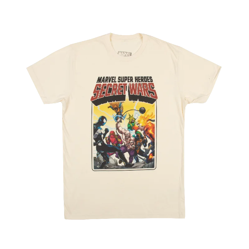 Secret Wars Spider-Man vs Super Villains Natural Tee