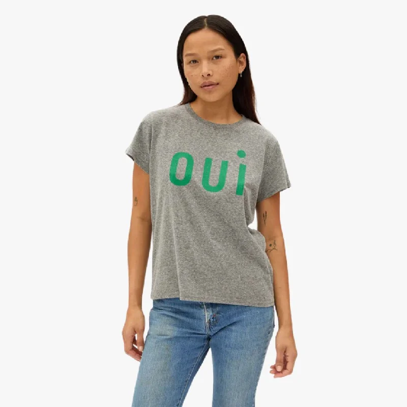 ""Oui"" Classic Tee (Grey)