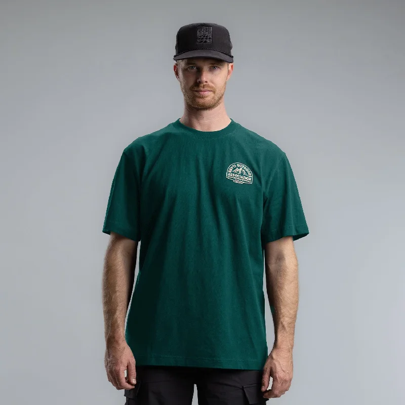 Outdoor Block Tee Unisex MOSS