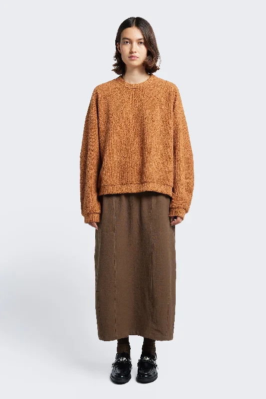 Respite Sweater Rusty Brown