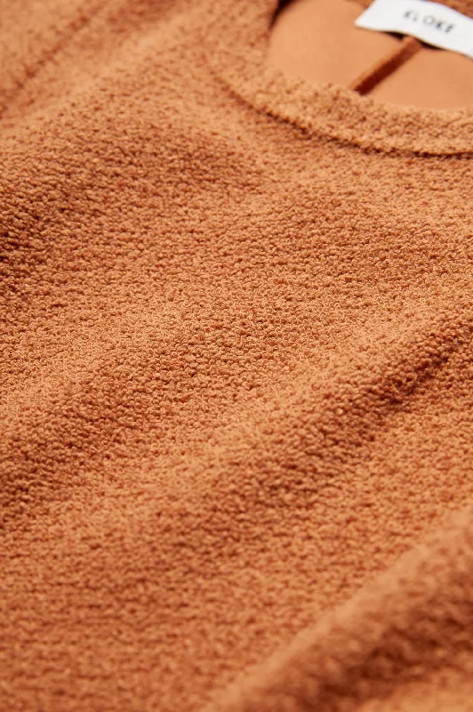 Respite Sweater Rusty Brown