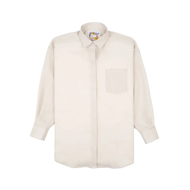 Roomy Linen Shirt (Ecru)