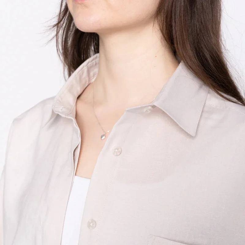 Roomy Linen Shirt (Ecru)