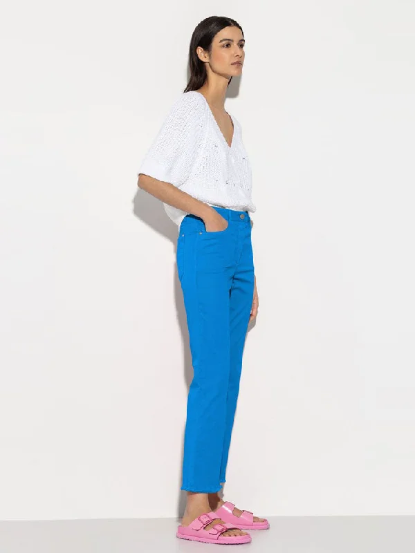 Luisa Cerano Baby Flare Jeans Azur