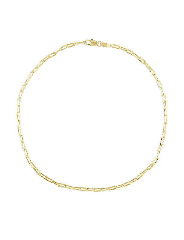 Codie Link Necklace 18"", Gold