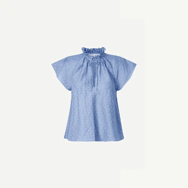 Sakarookh Blouse (Blue Heron)