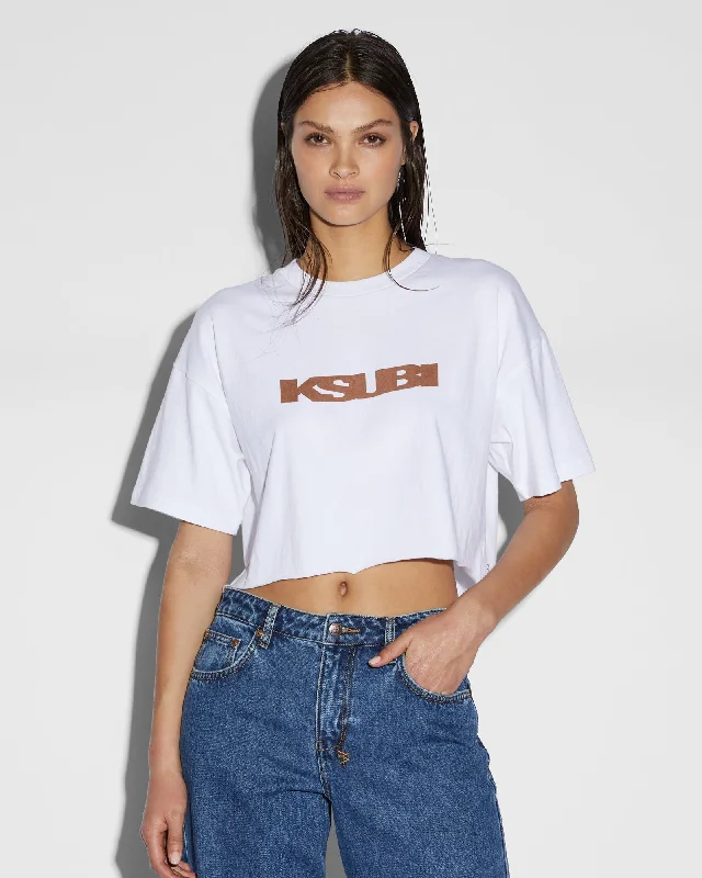 SOTT TAN OH G CROP SS TEE WHITE