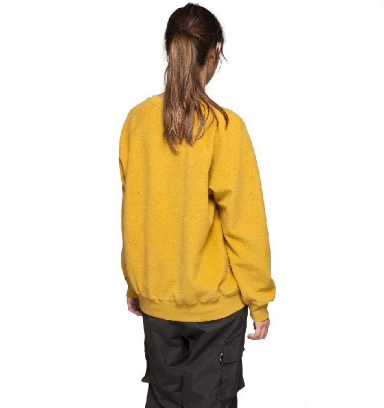 STÜSSY MARLOWE INSIDE OUT CREW // GOLD (WMNS)