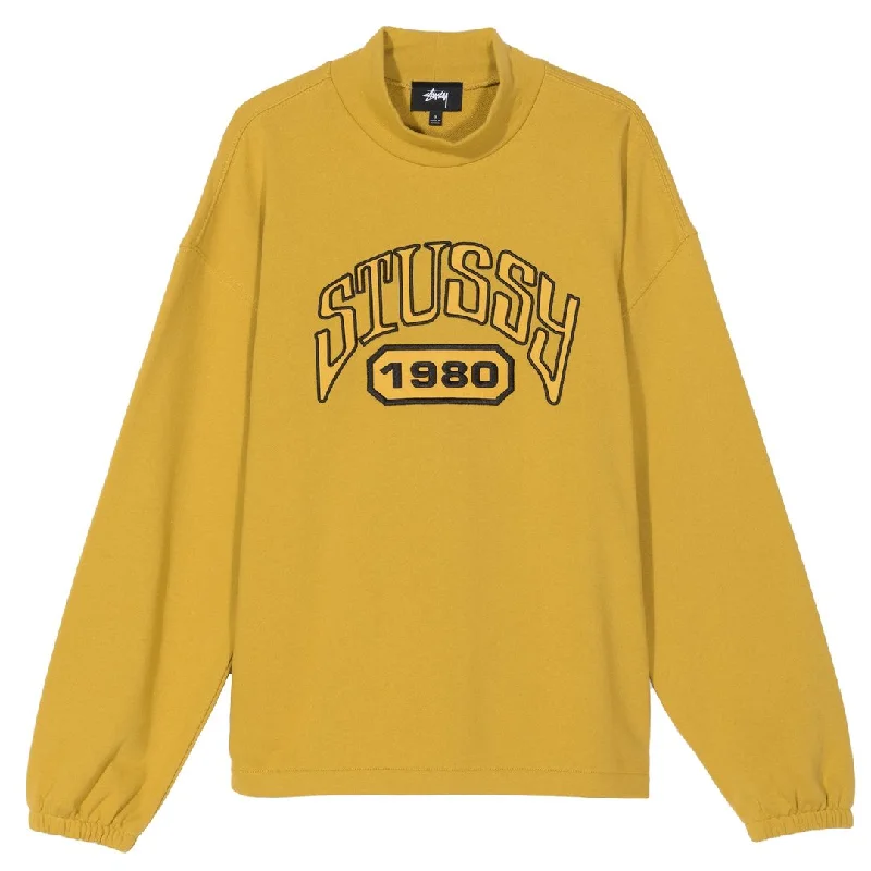 STÜSSY TRIBUTE TERRY MOCK NECK // MUSTARD