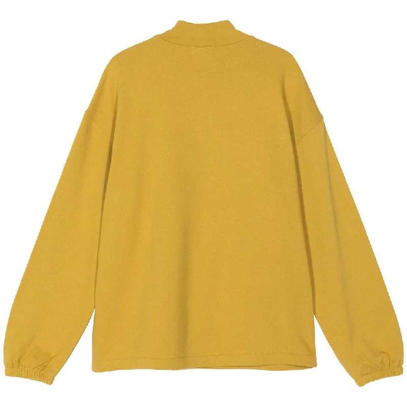 STÜSSY TRIBUTE TERRY MOCK NECK // MUSTARD