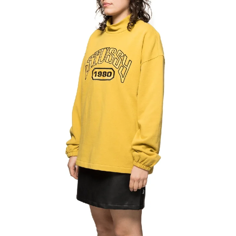 STÜSSY TRIBUTE TERRY MOCK NECK // MUSTARD