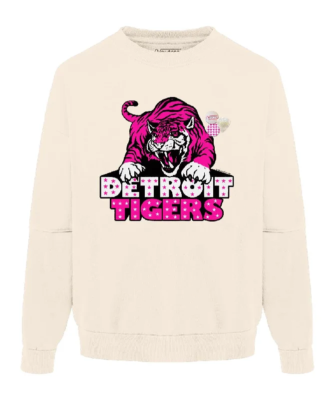 Sweatshirt roller natural ""TIGERS""