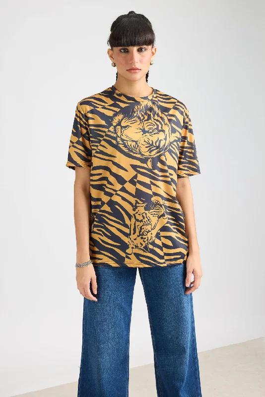 Printed Women's T-Shirt-Tiger