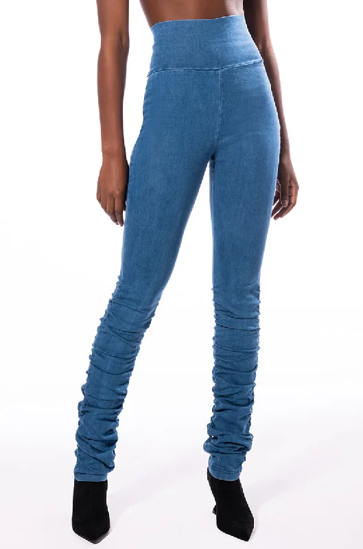 X.O HIGH RISE STACKED DENIM