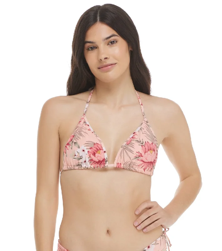 Body Glove Women's Camelia Dita Triangle Bikini Top Peachy