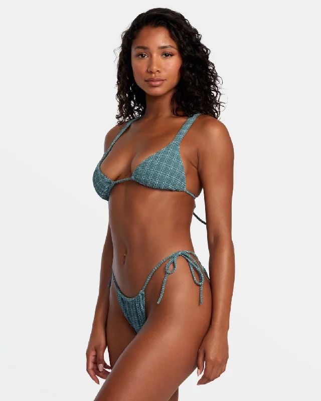 Prepped Side Tie Skimpy Bikini Bottoms - Jade