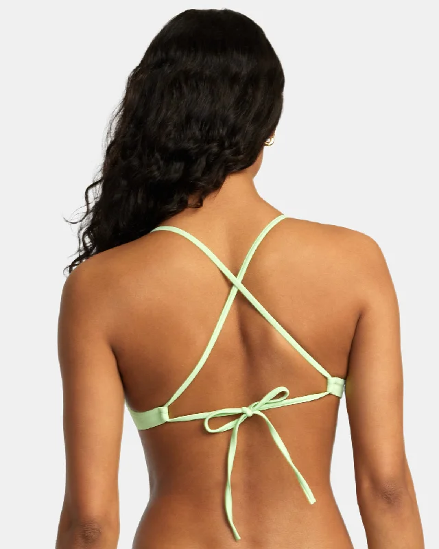 Solid Crossback Bikini Top - Glow