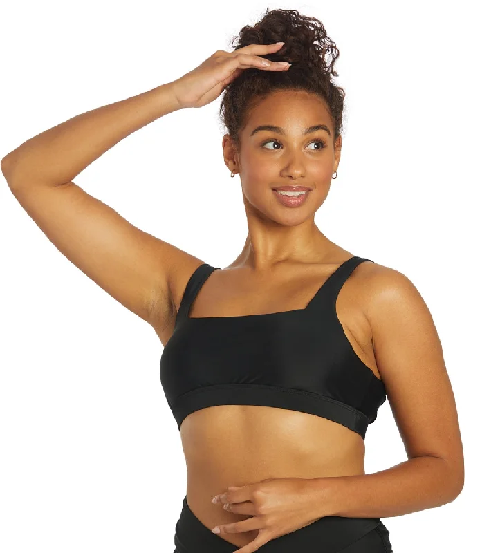 Sporti Active Scoop Back Bikini Top Black