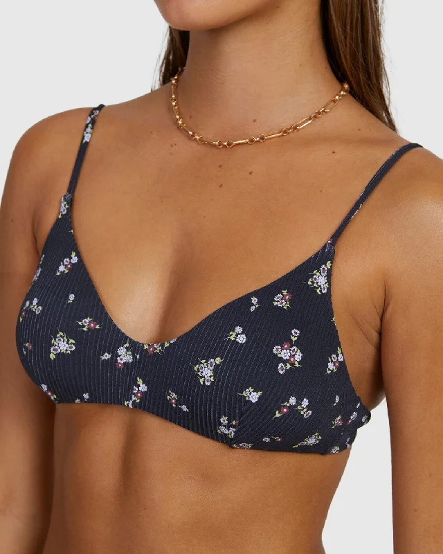 Sprinkle Triangle Bikini Top - RVCA Black