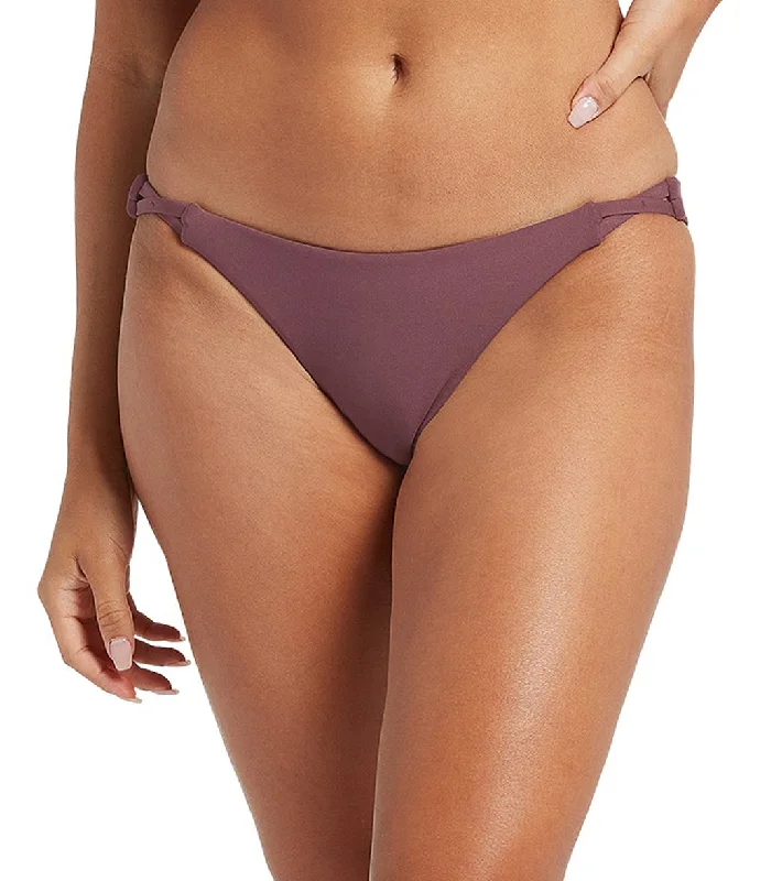 Volcom Women's Simply Seamless Hipster Bikini Bottom Eggplant