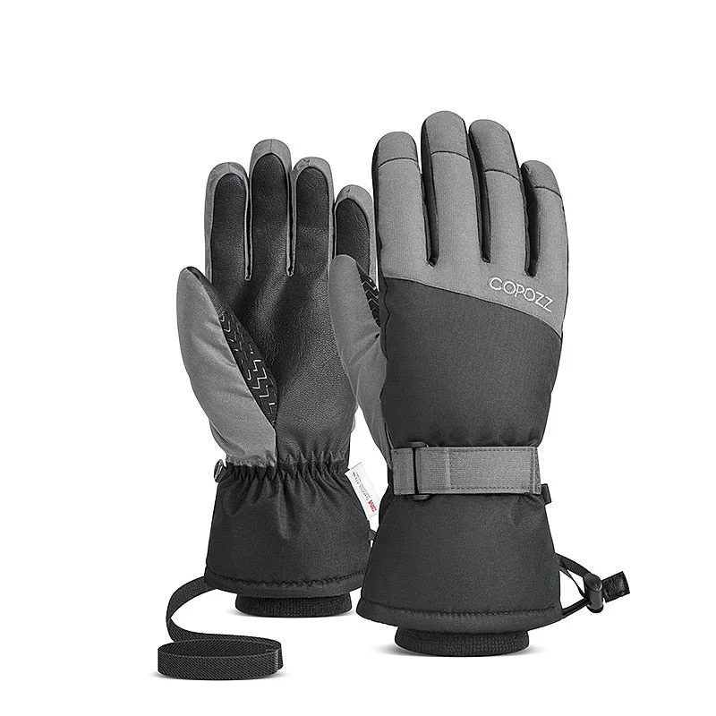 COPOZZ White Ski Gloves