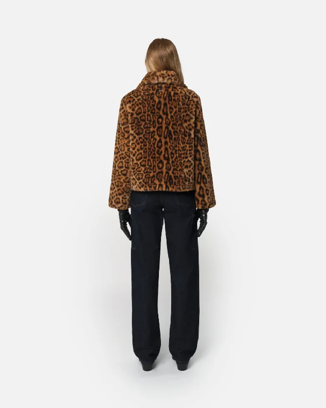 Elis Leopard Short Coat