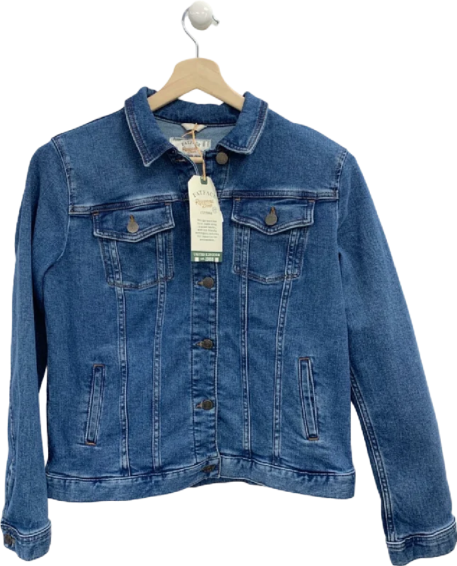 Fat Face Blue Tasha Denim Jacket UK 14