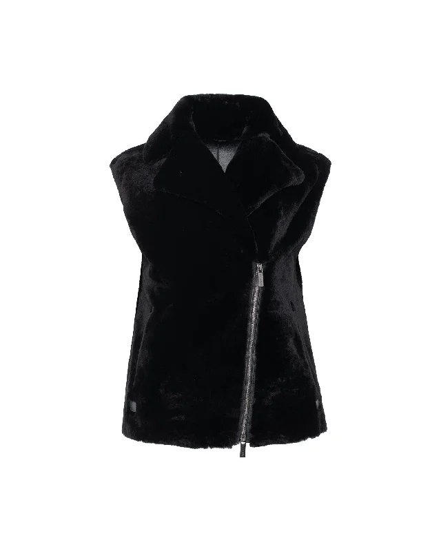 Select Shearling Lamb Zip Vest