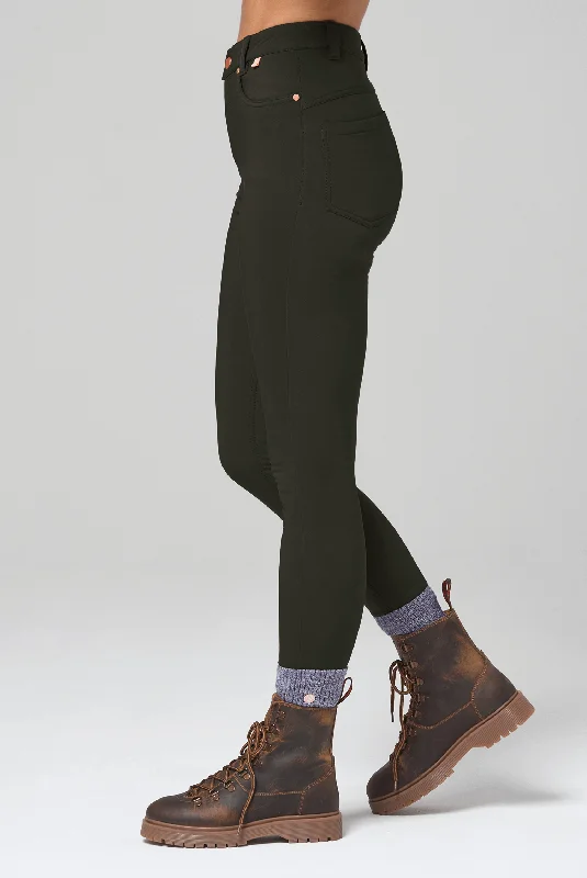 Thermal Skinny Outdoor Trousers - Espresso