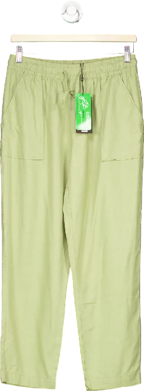 Threadbare Sage Green Rosewood Linen Trouser UK 12