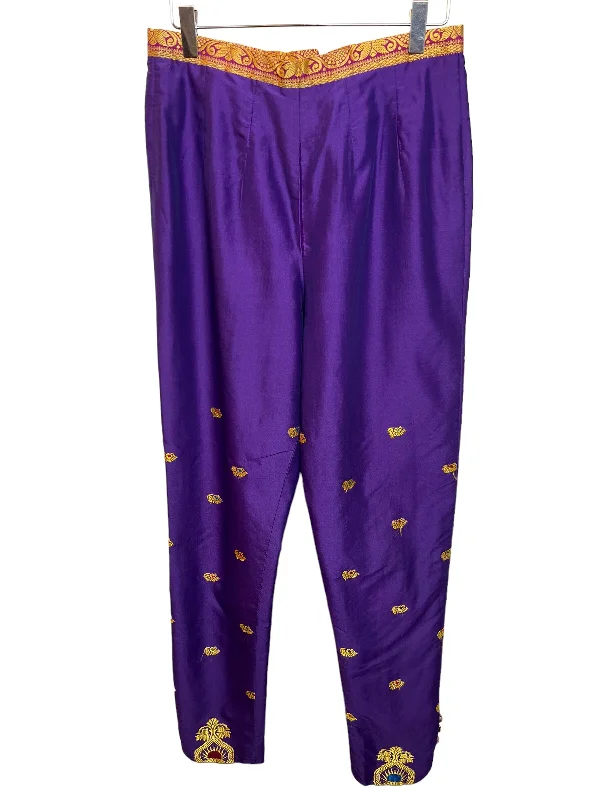 Woman’s Purple Elasticated Trousers (Size W29)