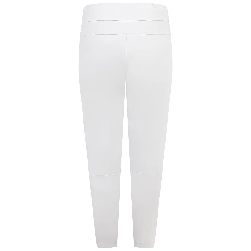 Womens Lea Pull-On Trousers Light Grey Melange - AW23