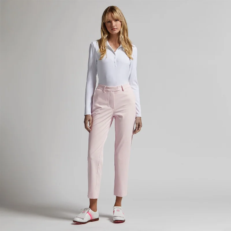 Womens Performance Twill Mid Rise Pants Blush - AW24