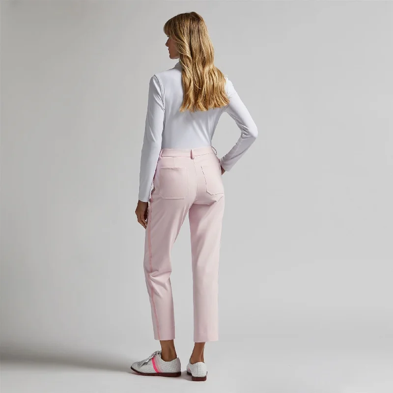 Womens Performance Twill Mid Rise Pants Blush - AW24