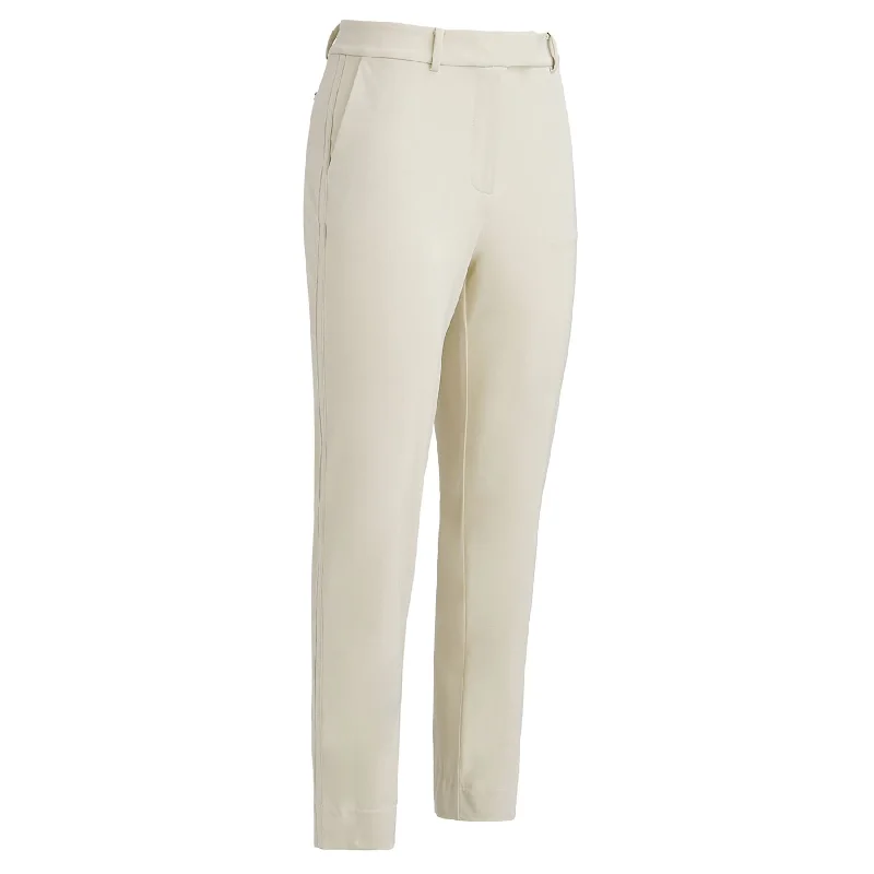 Womens Performance Twill Mid Rise Pants Stone - AW24