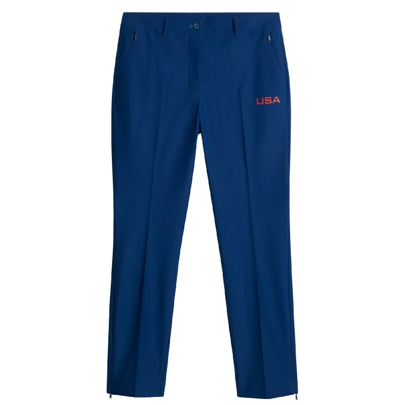 Womens Pia High Stretch US Golf Pants Estate Blue - SU24