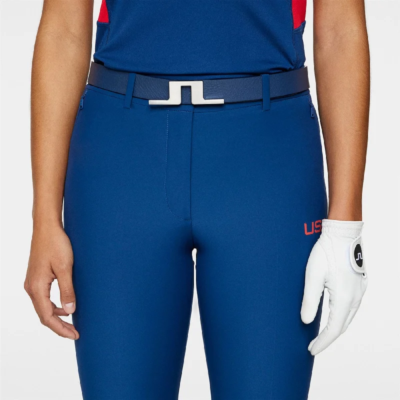 Womens Pia High Stretch US Golf Pants Estate Blue - SU24