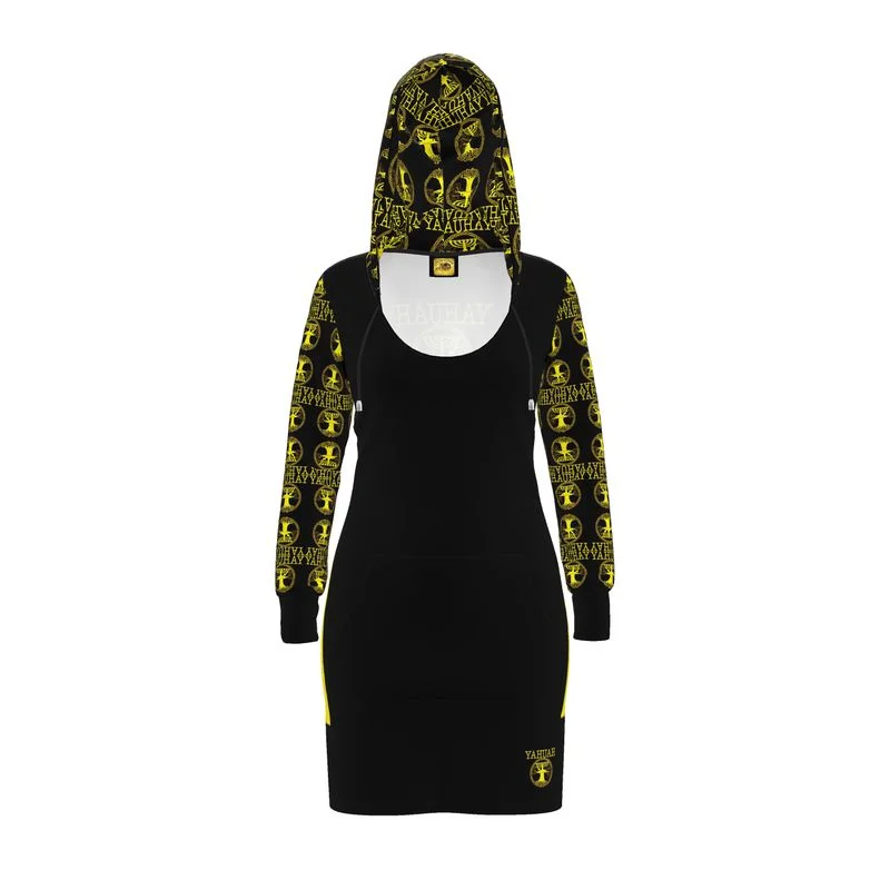 Yahuah-Tree of Life 02-01 Elect Designer Hoodie Dress