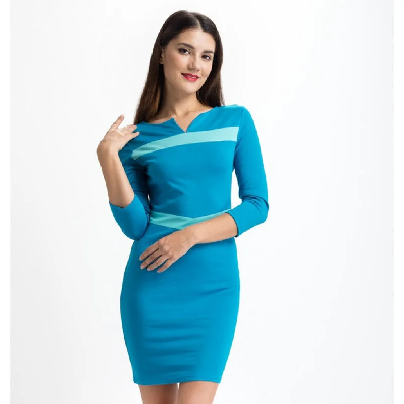 Blue Day to Night Dress Tunics Hiking breathable