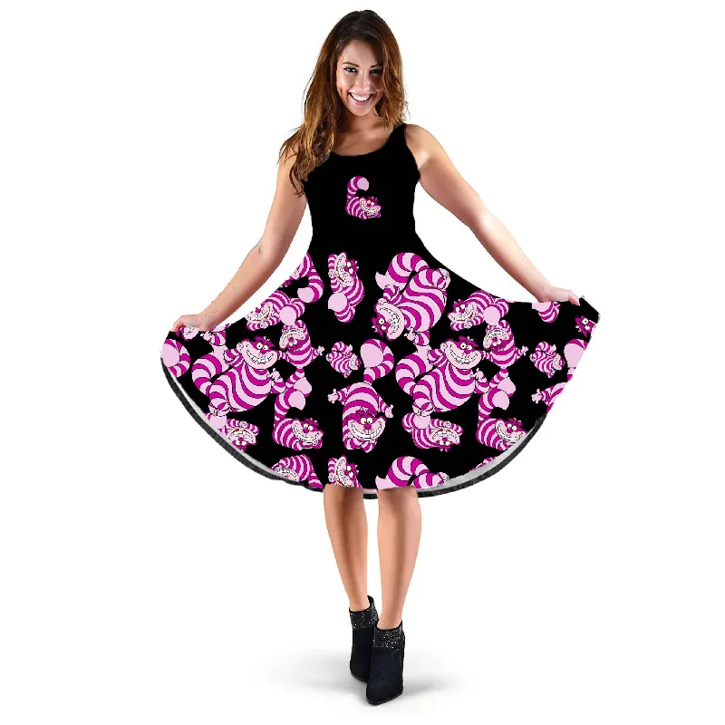 Cheshire Cat - Mad Hatter Tea Party Dress - Alice in Wonderland Dress Tunics Evening elegant Cheshire Cat - Mad Hatter Tea Party Dress - Alice in Wonderland Dress Tunics Evening elegant
