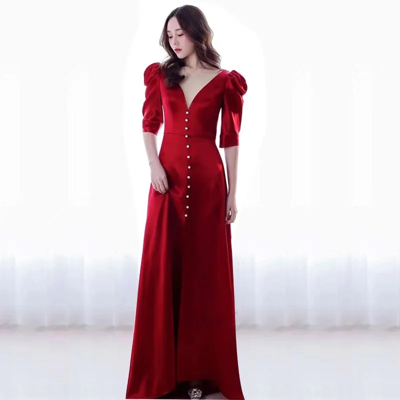 charming party dress ,red dress, sexy little tail prom dress, v-neck evening dress Tunics Short Trendy charming party dress ,red dress, sexy little tail prom dress, v-neck evening dress Tunics Short Trendy